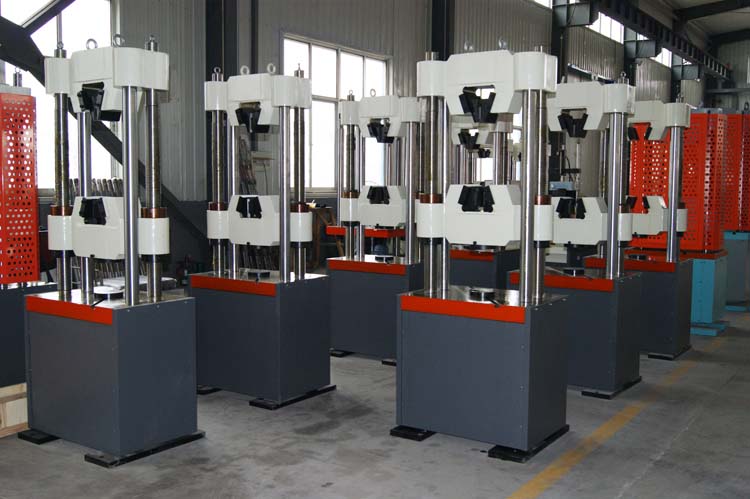 液压万能试验机生产车间